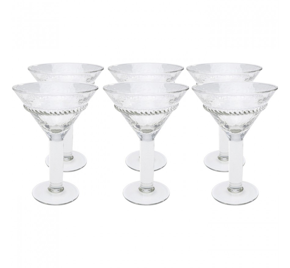 Verres à cocktail Georgia set de 6 Kare Design