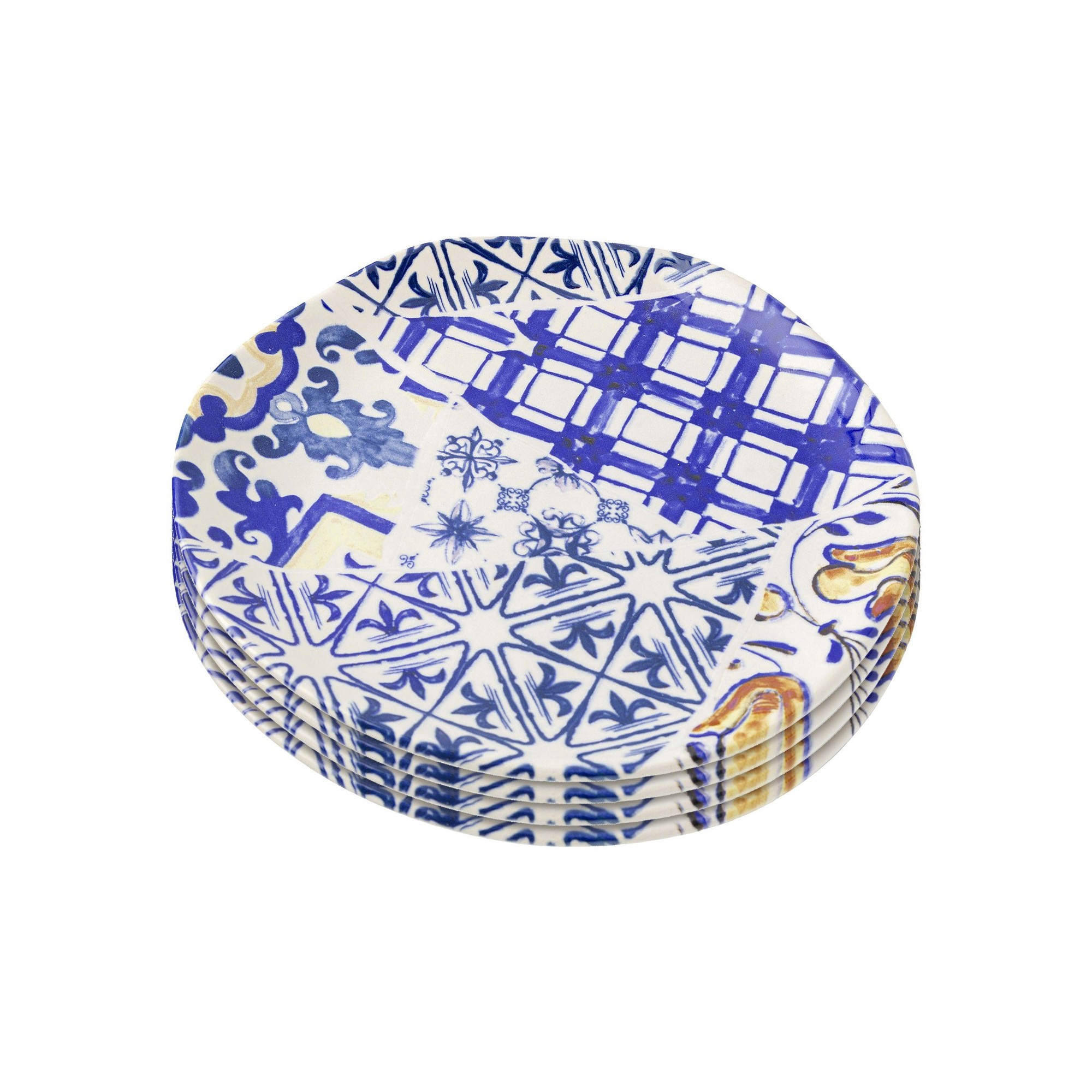 Assiettes Fresco 21cm set de 4 Kare Design