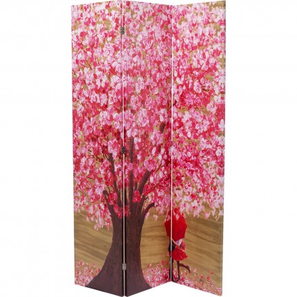 Paravent doré fleurs roses Kare Design Paravent doré fleurs roses Kare Design