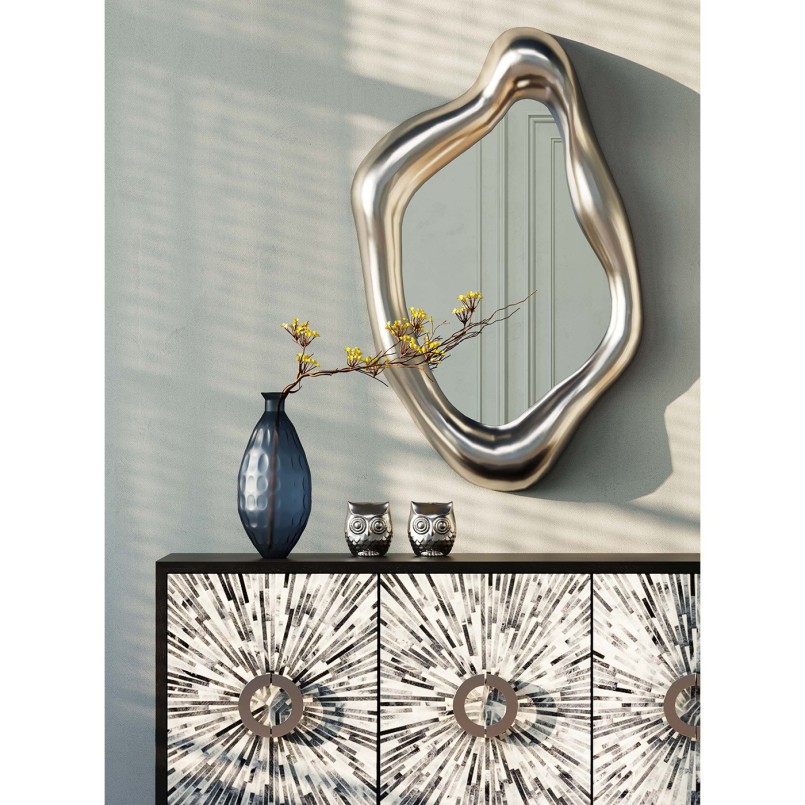 Mirror Hologram Silver 117x68cm Kare Design