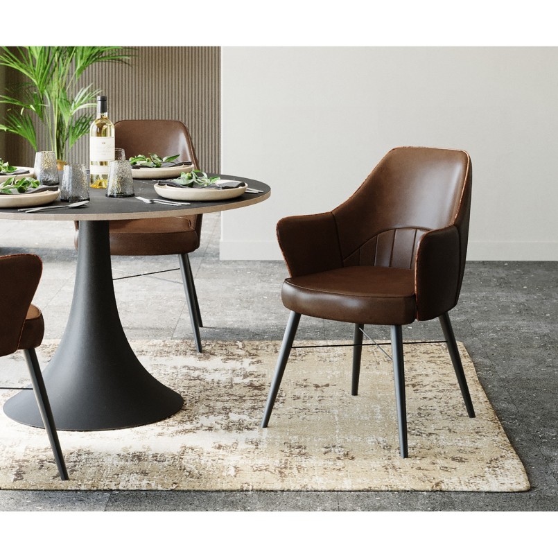 Table Grande Possibilita 120cm noire Kare Design