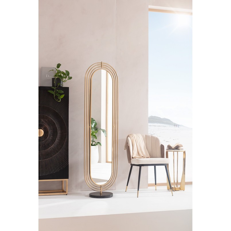 Chaise Hojas beige Kare Design
