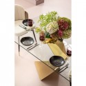 Assiettes creuses Organic noire 22cm set de 4 Kare Design
