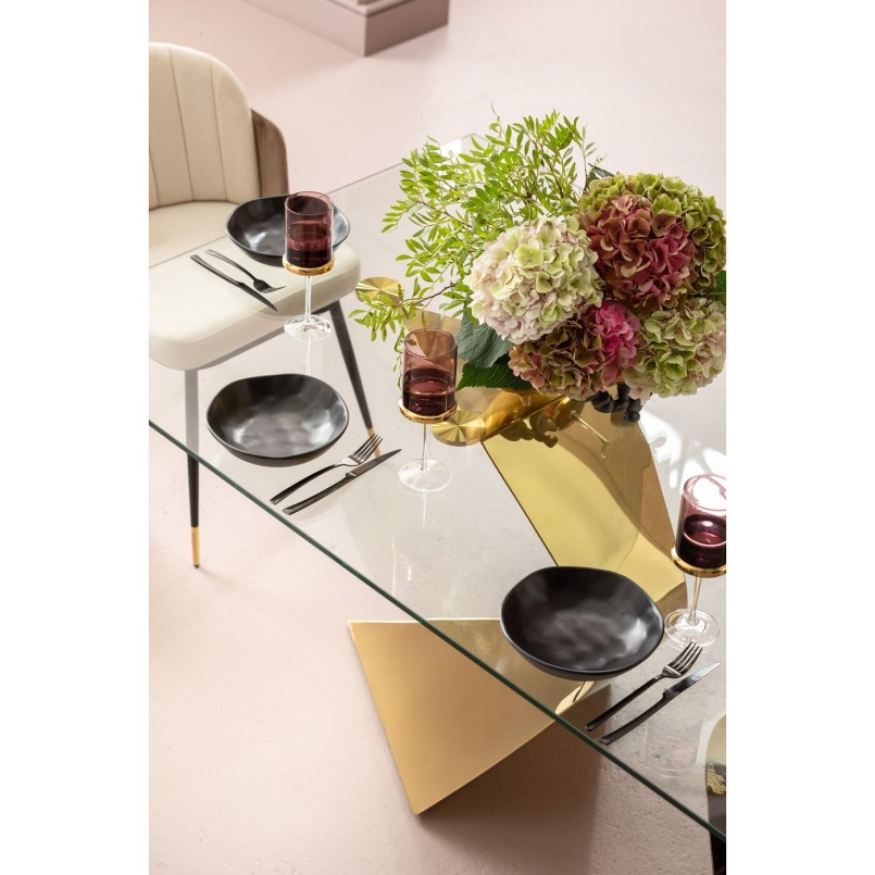 Plate Deep Organic Black Ø22cm Kare Design