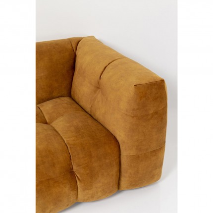 Canapé d'angle Salamanca ocre gauche Kare Design