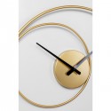 Horloge murale Circular dorée 74cm Kare Design
