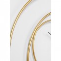 Horloge murale Circular dorée 74cm Kare Design