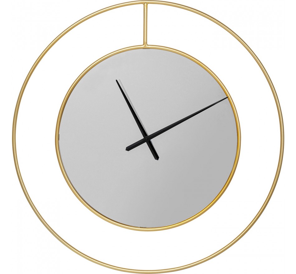 Horloge murale Magnificent dorée 90cm Kare Design