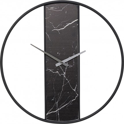 Horloge murale Studio 61cm noire Kare Design