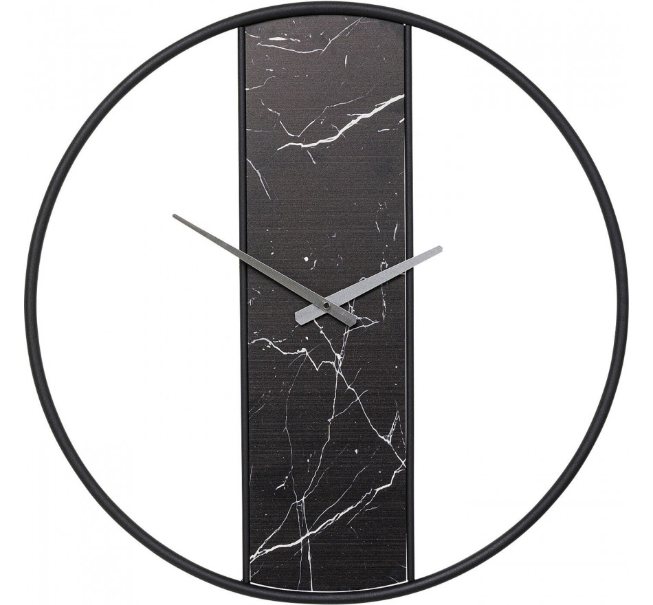 Horloge murale Studio 61cm noire Kare Design