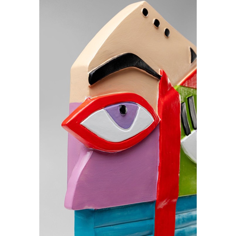 Objet décoratif Abstract Face Multicolour 52
