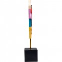 Déco visage abstrait multicolore Kare Design