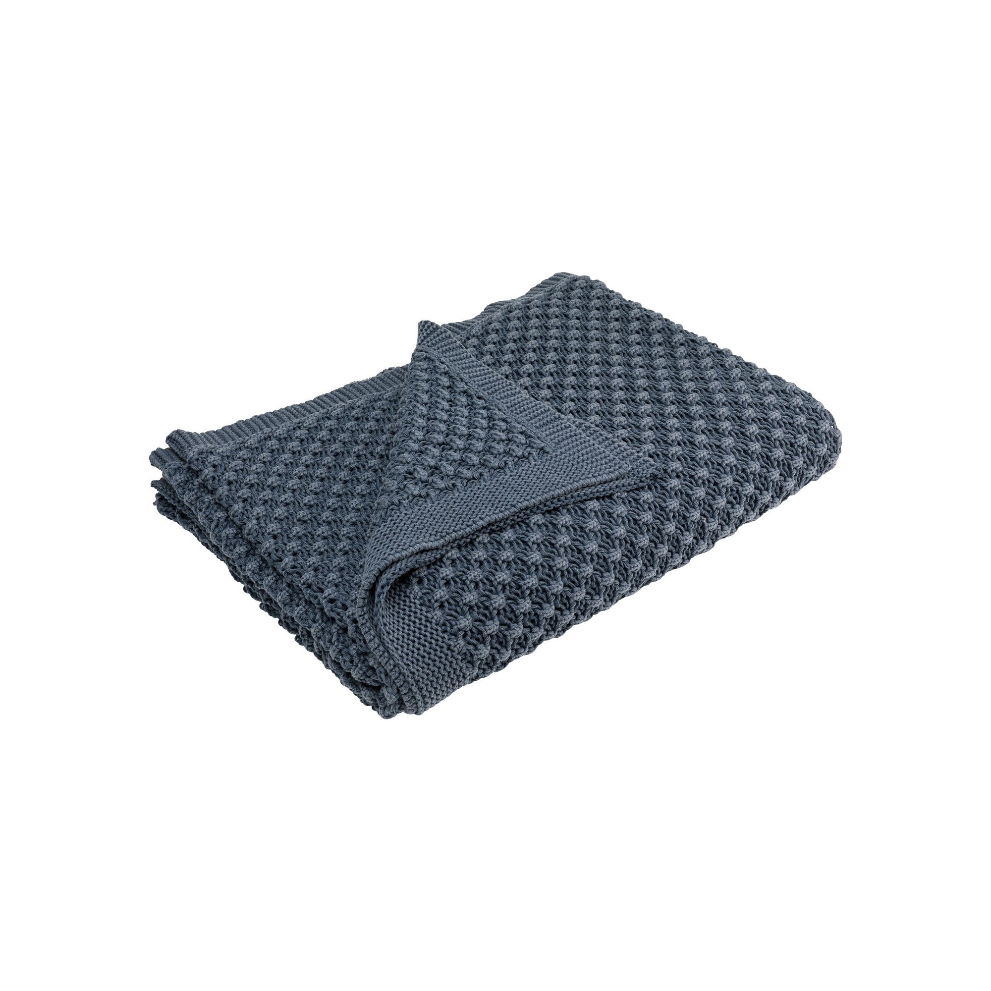 Plaid Classico bleu 200x150cm Kare Design