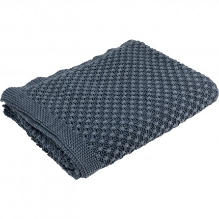 Plaid Classico bleu 200x150cm Kare Design