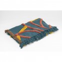 Plaid Fogli 200x150cm bleu Kare Design