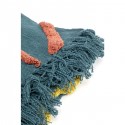Plaid Fogli 200x150cm bleu Kare Design