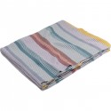 Plaid rayures 200x150cm bleu Kare Design