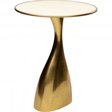 Table d'appoint Spacey dorée 36cm Kare Design