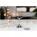 Verres à vin Electra argentés set de 4 Kare Design
