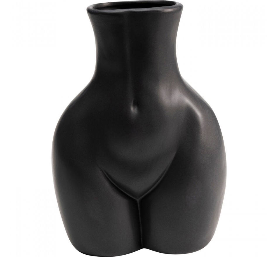 Vase Donna noir 22cm Kare Design