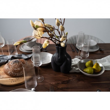Vase Donna noir 22cm Kare Design 