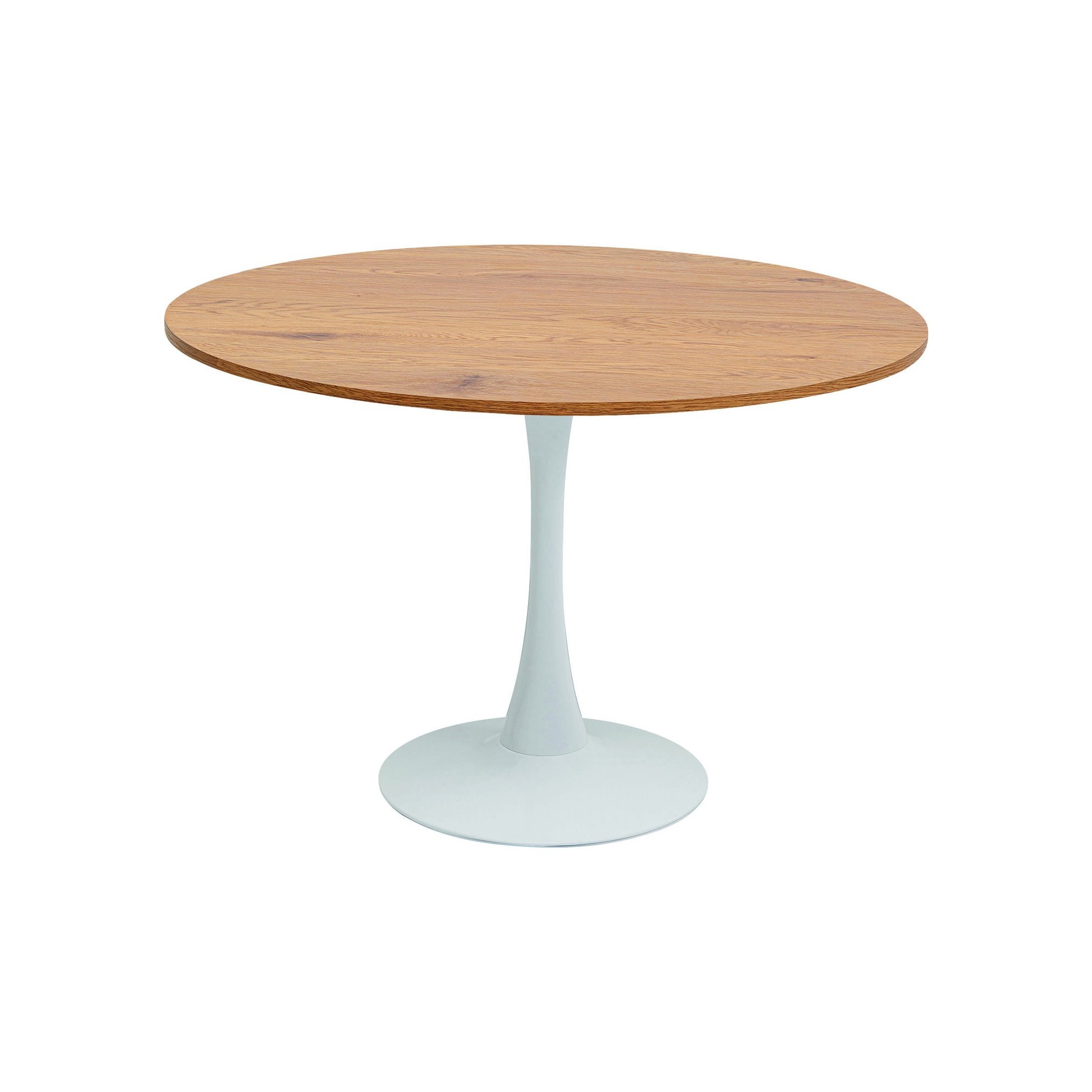 Table Schickeria 110cm chêne et blanc Kare Design