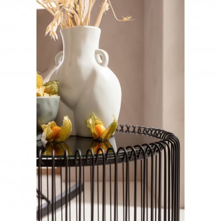 Vase Donna blanc 22cm Kare Design 