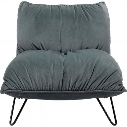 Fauteuil Port Pino gris Kare Design Fauteuil Port Pino gris Kare Design
