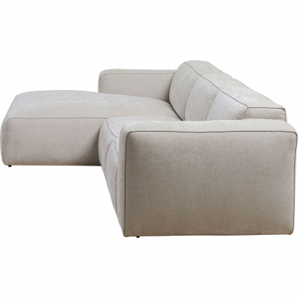 Canapé d'angle Henry 285cm crème gauche Kare Design