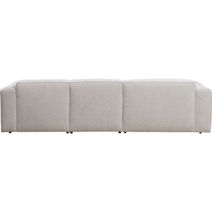 Canapé d'angle Henry 285cm crème gauche Kare Design