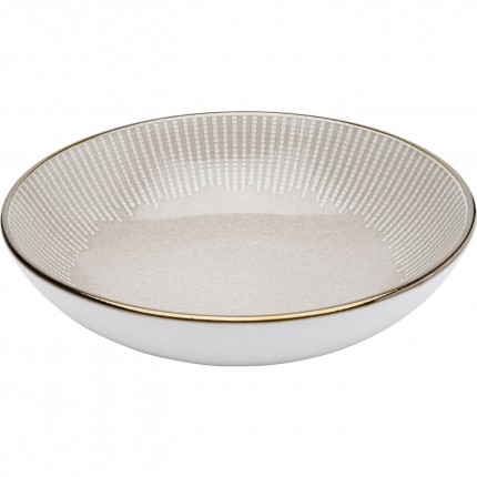 Assiettes creuses Amalia 21cm set de 4 Kare Design