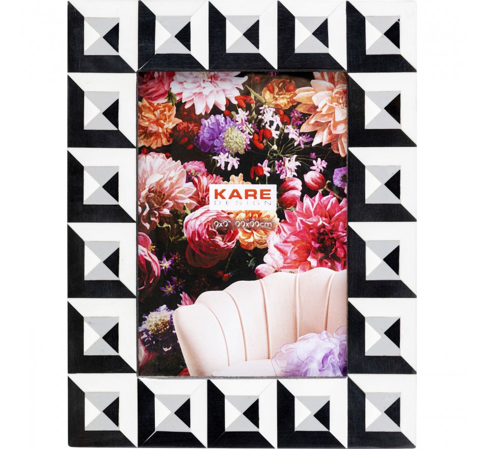 Picture Frame Jess 17x22cm black and white Kare Design Picture Frame Jess 17x22cm black and white Kare Design