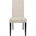 Chaise Econo côtelée crème Kare Design