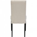Chaise Econo côtelée crème Kare Design