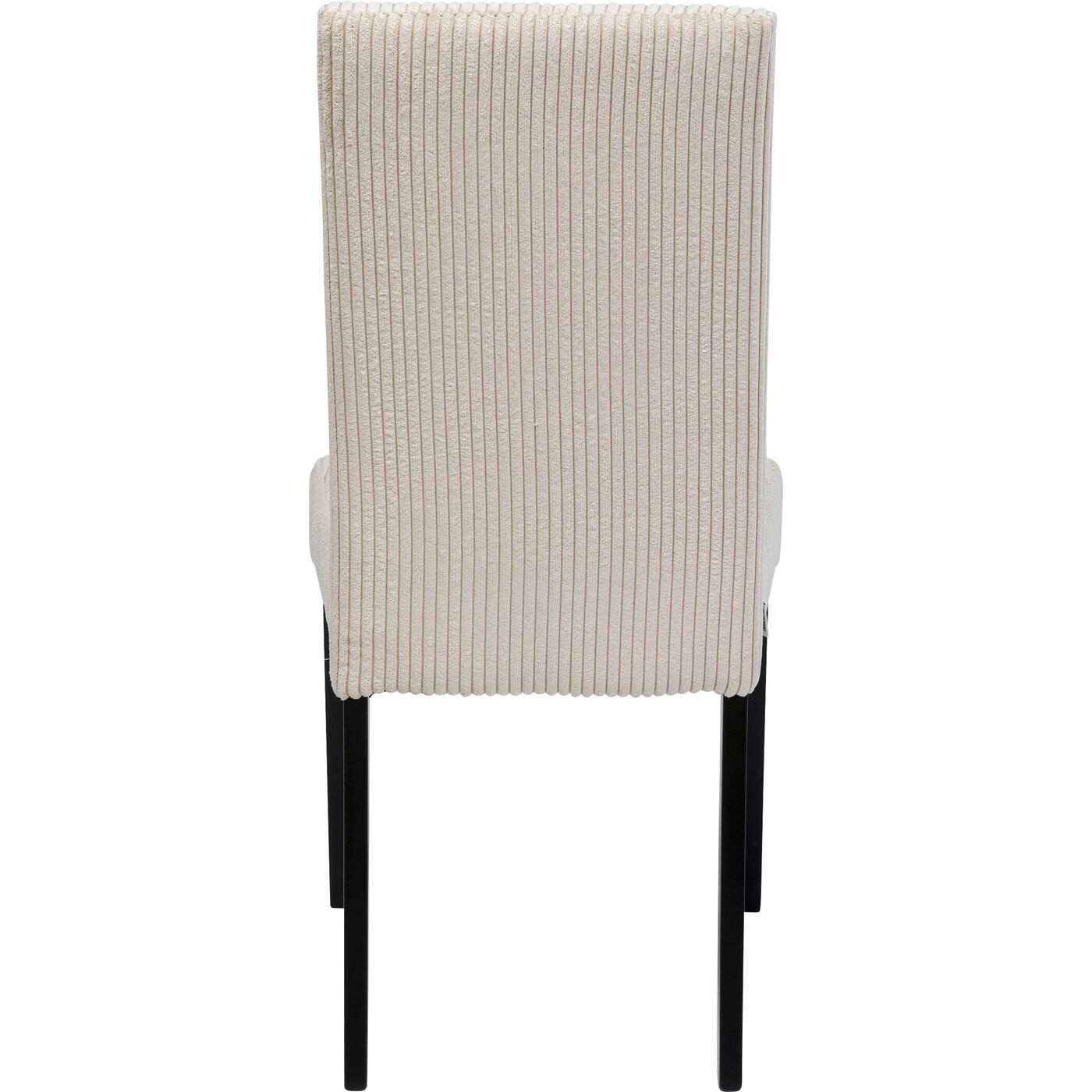 Chaise Econo côtelée crème Kare Design