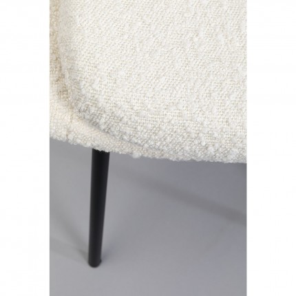 Chaise West Side Boucle crème Kare Design
