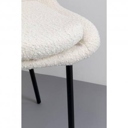 Chaise West Side Boucle crème Kare Design