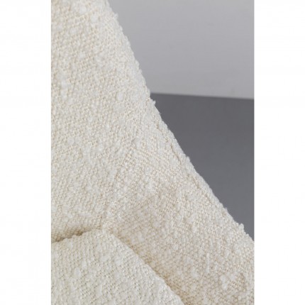 Chaise West Side Boucle crème Kare Design