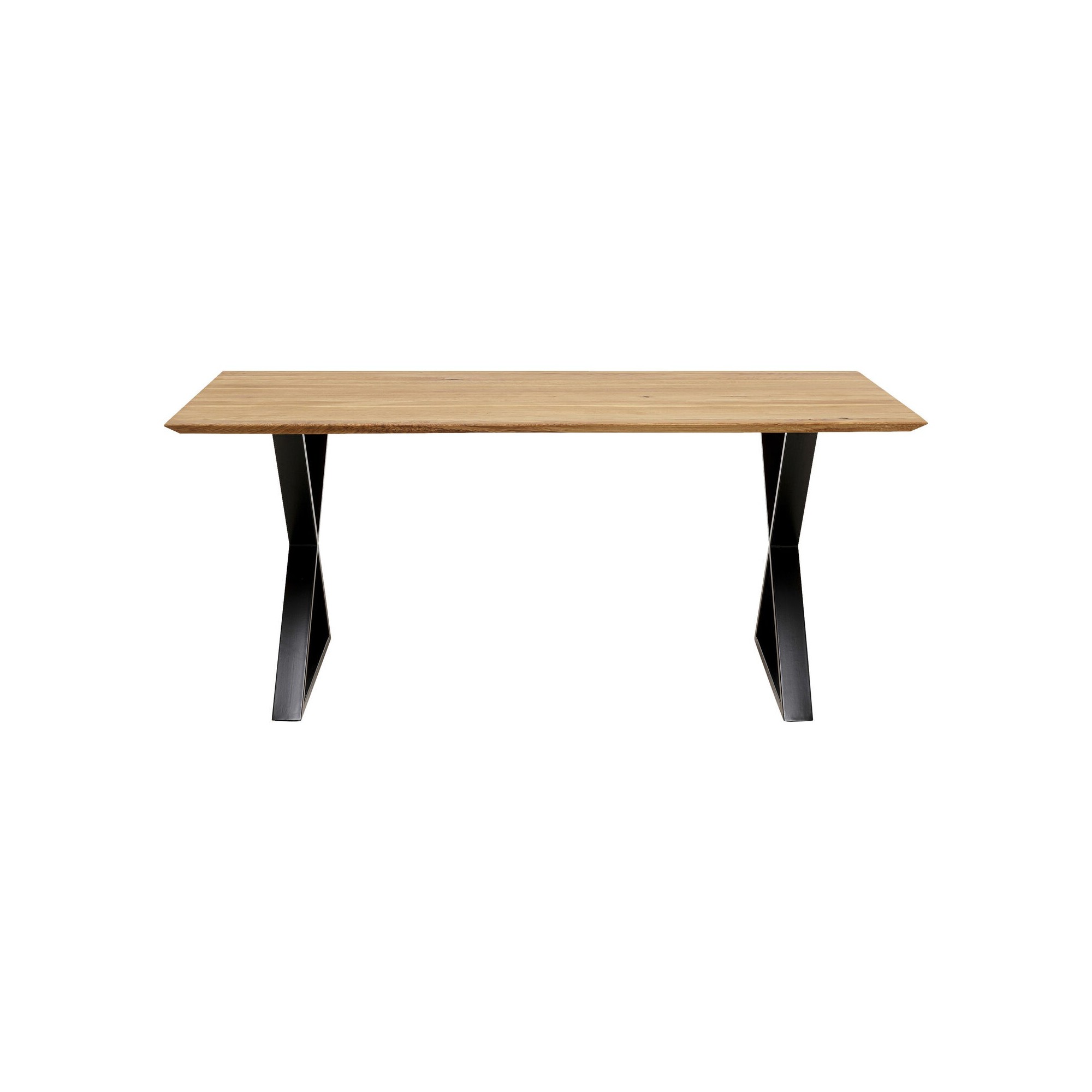 Table Symphony Chêne Cross noir 200x100cm