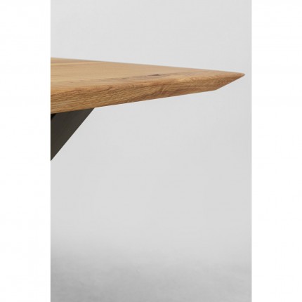 Table Symphony Cross chêne noir 200x100cm Kare Design