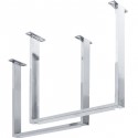 Pieds de table Tavola chrome set de 2 Kare Design
