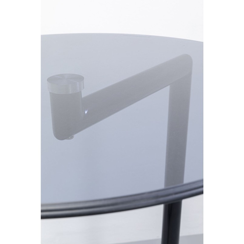 Table d appoint Easy Living noir Ø46cm