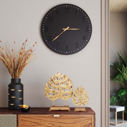 Déco Monstera feuille doré 36cm Kare Design