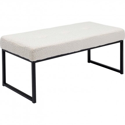 Banc Smart Boucle 90x40cm crème Kare Design