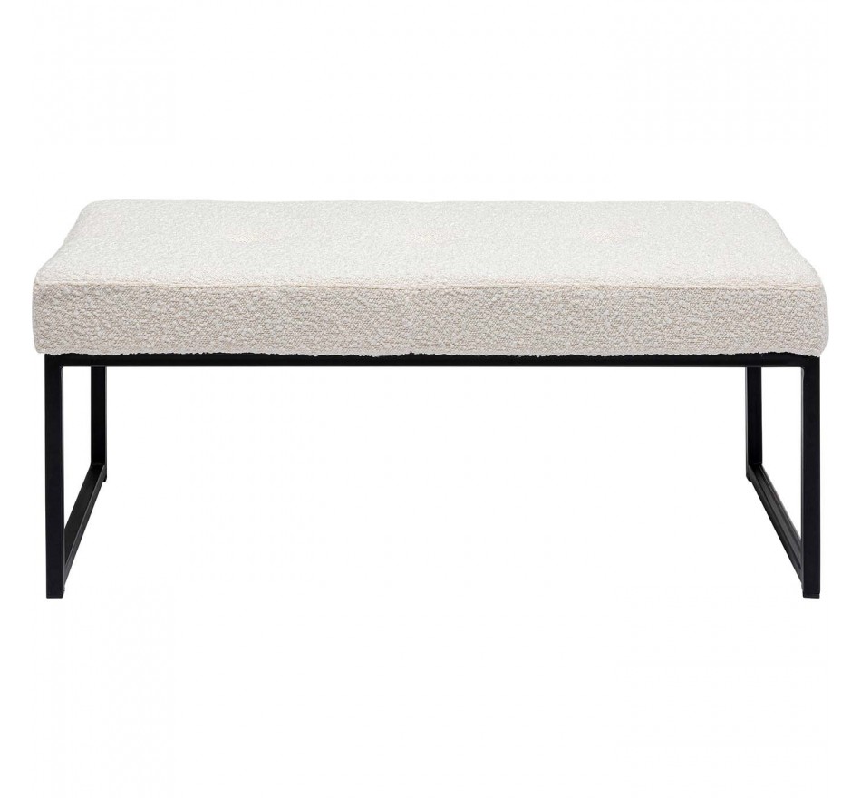 Banc Smart Boucle 90x40cm crème Kare Design