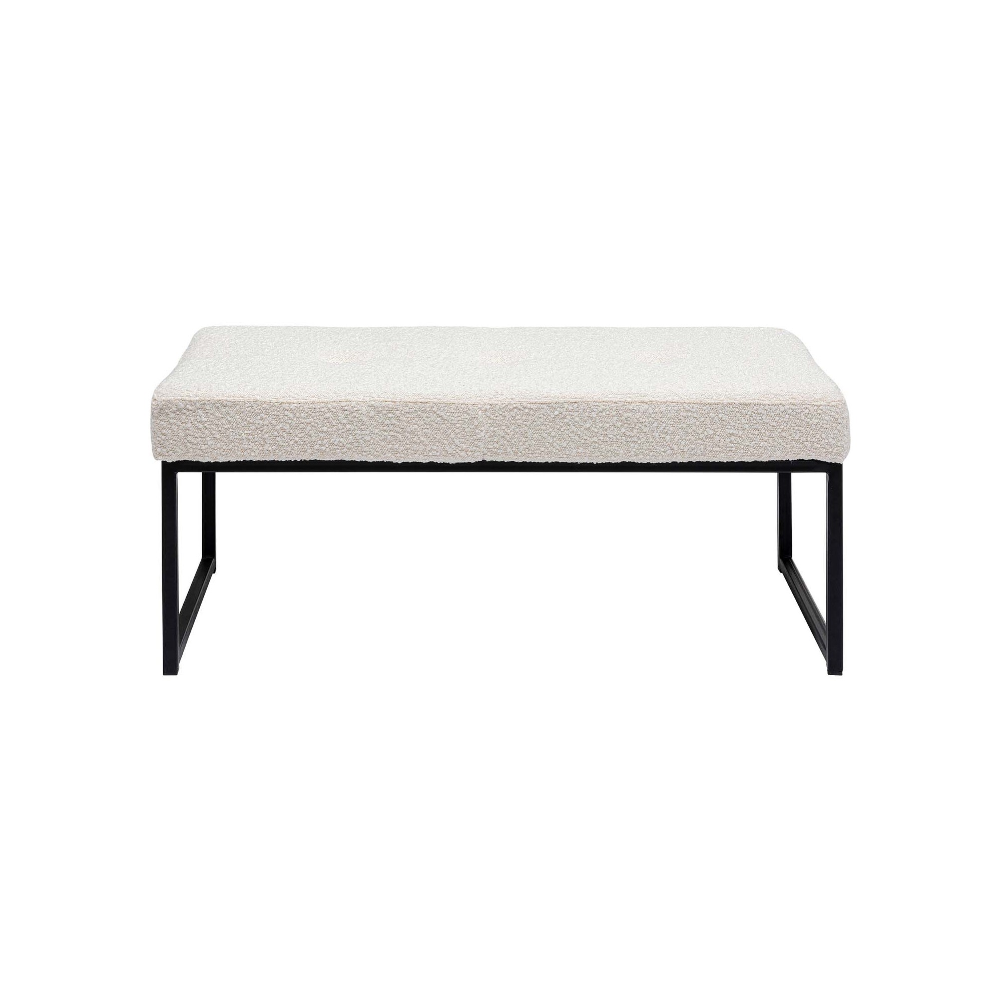 Banc Smart Boucle 90x40cm crème Kare Design