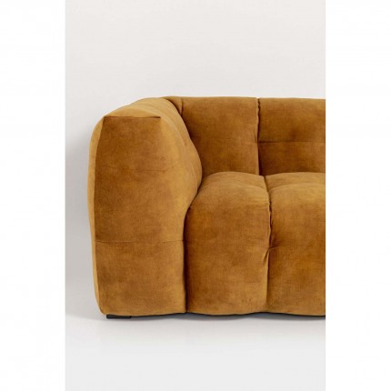 Canapé d'angle Salamanca ocre droite Kare Design