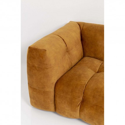 Canapé d'angle Salamanca ocre droite Kare Design