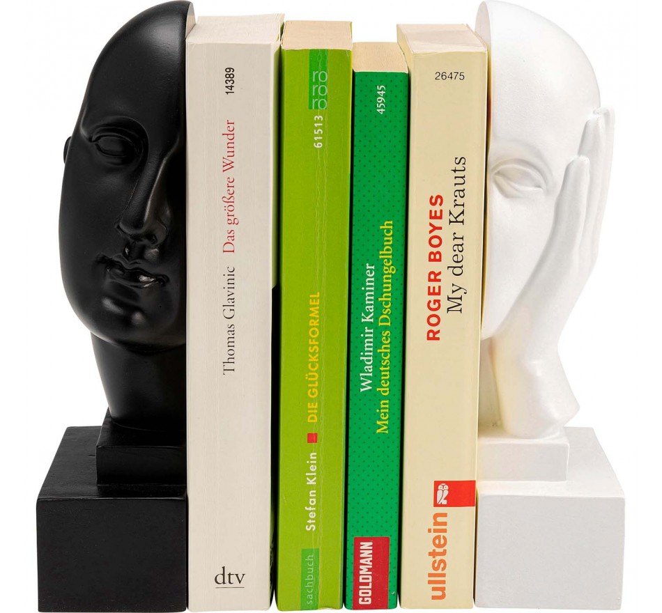 Serre-livres Volto penseur set de 2 Kare Design