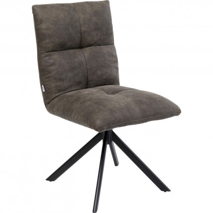 Chaise pivotante Toronto anthracite Kare Design